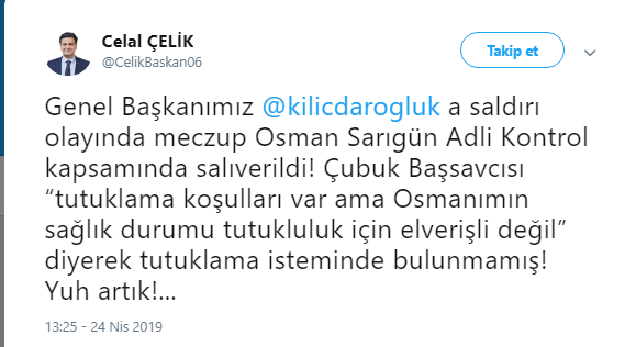 Başsavcının Kılıçdaroğlu'nun saldırganını neden serbest bıraktığı ortaya çıktı! - Resim : 1