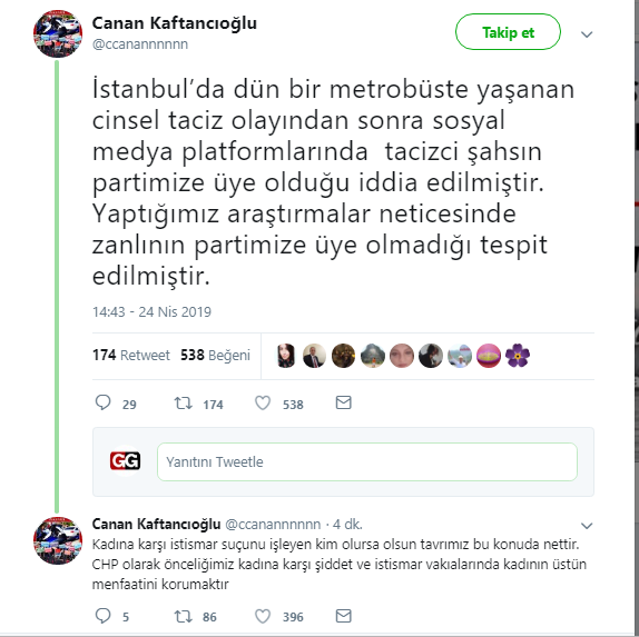 Kaftancıoğlu, 'metrobüseki tacizci CHP üyesi' iddiasını yalanladı - Resim : 1