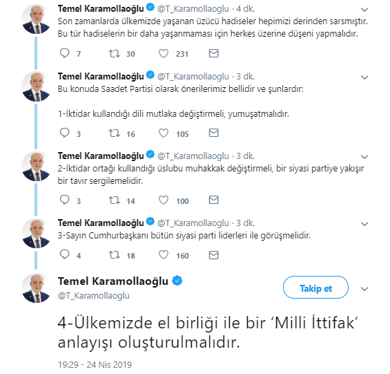 Temel Karamollaoğlu: Herkes üzerine düşeni yapmalı - Resim : 1