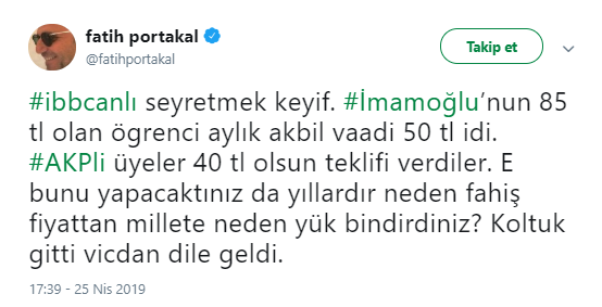 Fatih Portakal'dan AKP'ye: Koltuk gitti vicdan dile geldi - Resim : 1