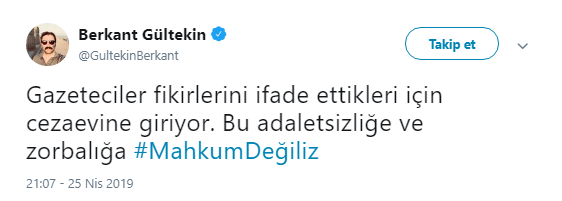 Cumhuriyet yazarlarına destek büyüyor: #MahkumDeğiliz - Resim : 5