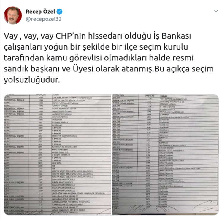 İş Bankası'ndan AKP'ye yanıt - Resim : 1