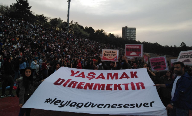 ODTÜ'lüler 'Geleneksel Devrim Yürüyüşü'nde - Resim : 1