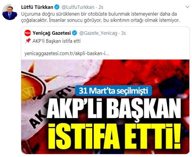 İYİ Partili Türkkan: 'AKP'de istifaların devamı gelecek' - Resim : 2