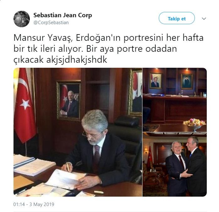 Mansur Yavaş'ın makam odasında 'Erdoğan' detayı - Resim : 4