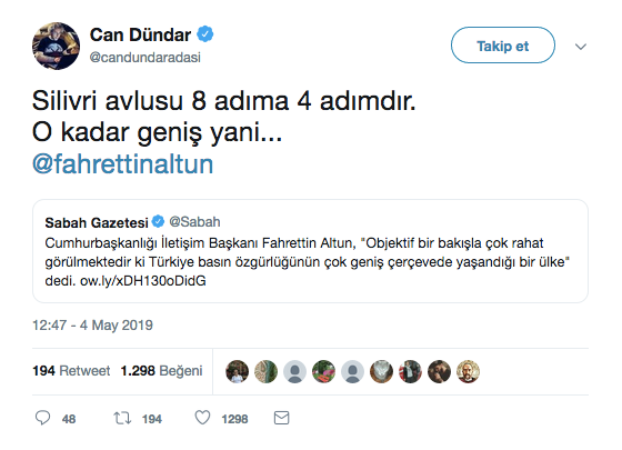 Can Dündar'dan manidar 'basın özgürlüğü' göndermesi - Resim : 1