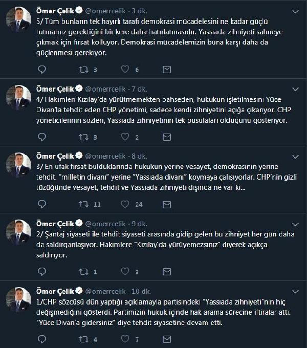 AKP sözcüsü Ömer Çelik'ten açıklama - Resim : 1
