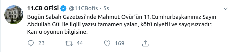 Abdullah Gül yandaş gazeteyi böyle yalanladı - Resim : 1