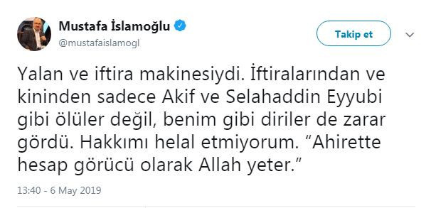 Ünlü ilahiyatçıdan Kadir Mısıroğlu'na: 'Hakkımı helal etmiyorum' - Resim : 1