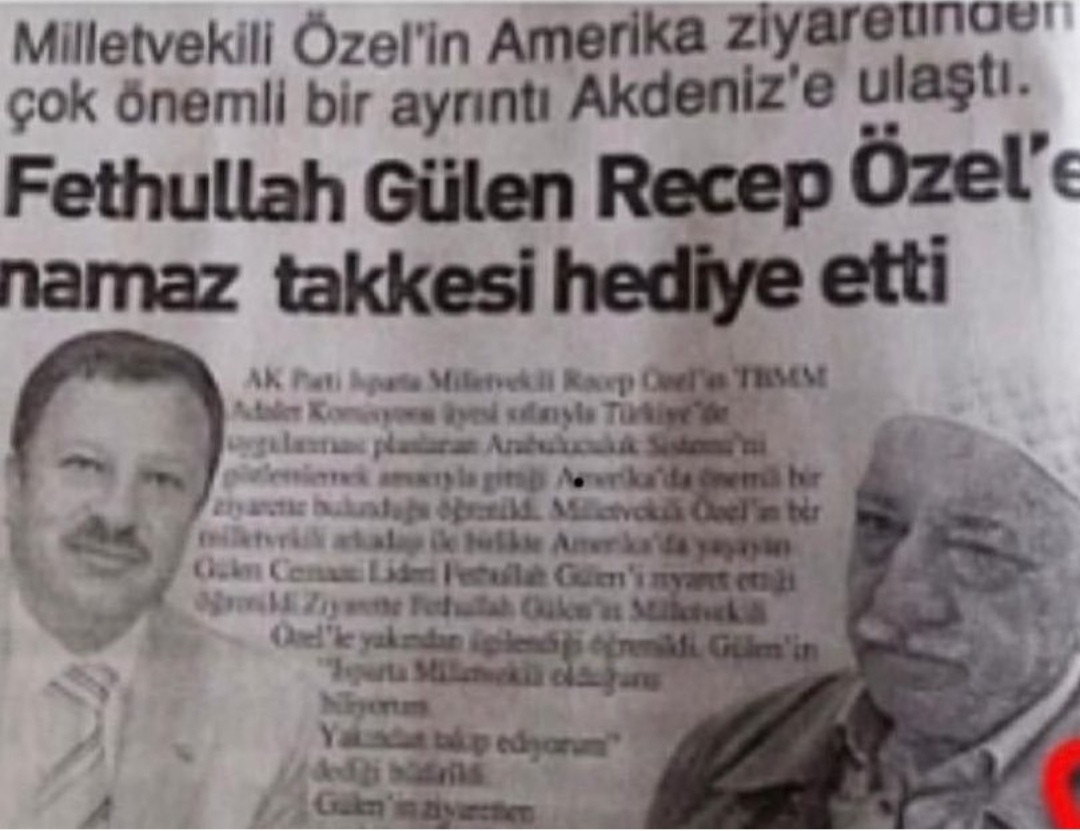 FETÖ lideri Gülen, Recep Özel'e hediye göndermişti - Resim : 1