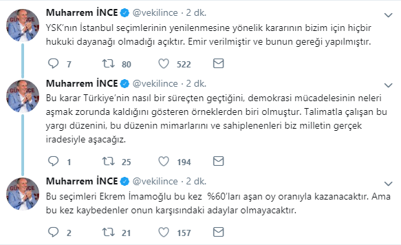 Muharrem İnce'den YSK kararına sert tepki! - Resim : 2