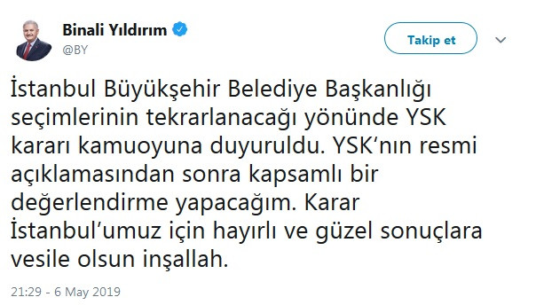 YSK kararı sonrası Binali Yıldırım'dan ilk açıklama - Resim : 3