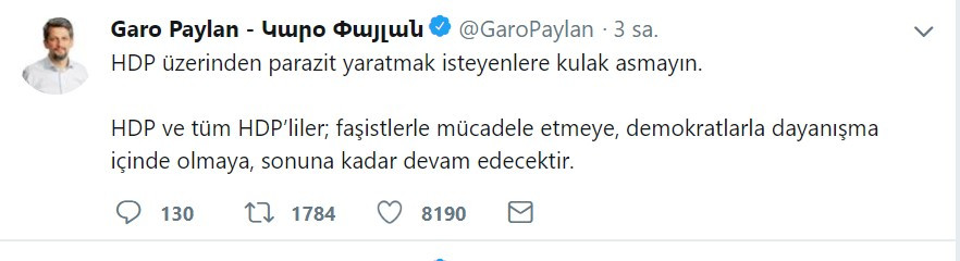 HDP'li Paylan: HDP üzerinden parazit yaratmak isteyenlere kulak asmayın - Resim : 1