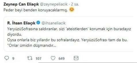 İhsan Eliaçık'ın kızından gözaltı açıklaması - Resim : 1