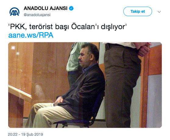 Anadolu Ajansı'nda Öcalan gitti, İmralı geldi! - Resim : 1