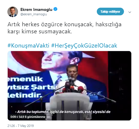 Ekrem İmamoğlu'ndan çağrı: Artık herkes özgürce konuşacak - Resim : 1