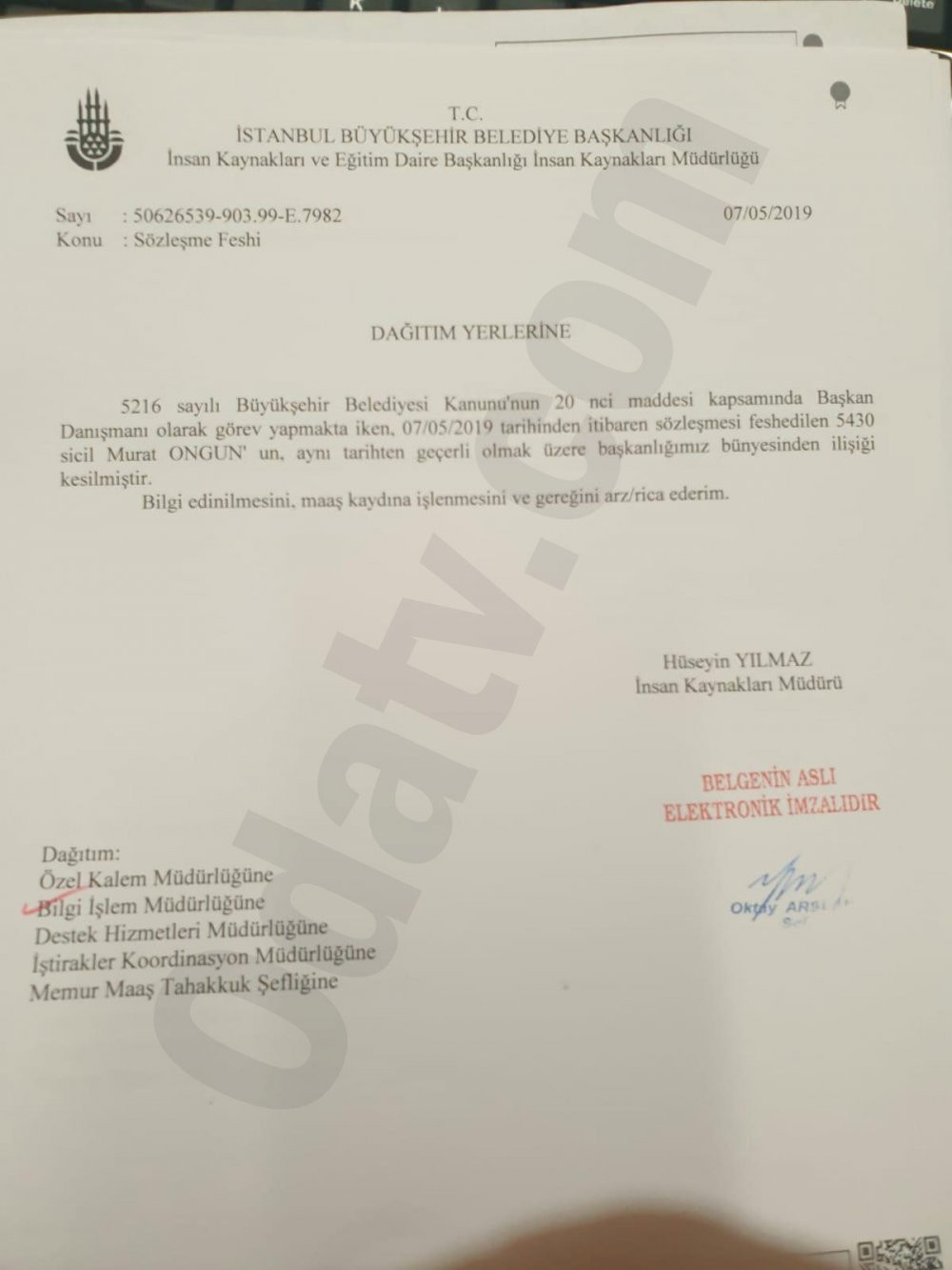 İmamoğlu'nun mazbatasının iptalinin ardından işten çıkarmalar başladı - Resim : 1