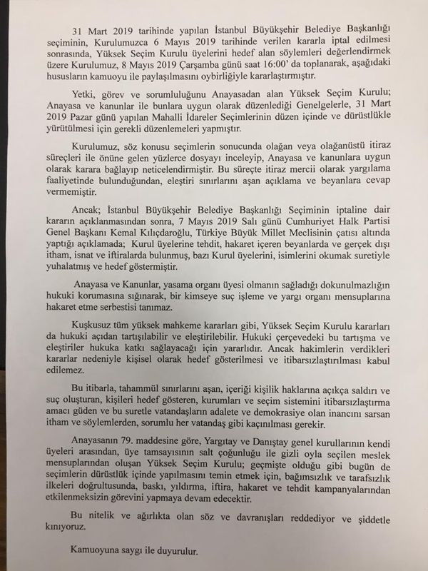 YSK'dan Kılıçdaroğlu açıklaması - Resim : 4