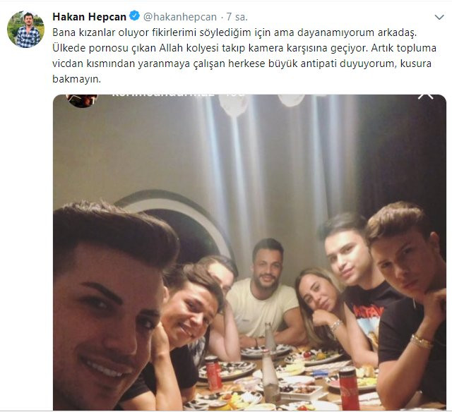 Hakan Hepcan'dan Kerimcan Durmaz'a: P*rnosu çıkan Allah kolyesi takıp... - Resim : 2