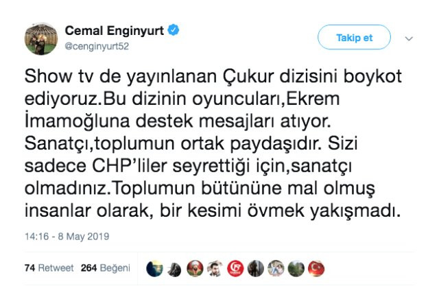 Çukur'a İmamoğlu boykotu - Resim : 1