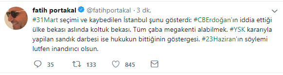 Fatih Portakal'dan Erdoğan'ı kızdıracak paylaşım: Tüm çaba... - Resim : 1