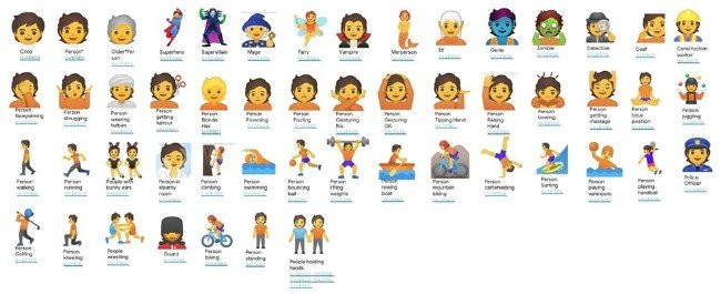 Google'dan cinsiyetsiz emoji - Resim : 1