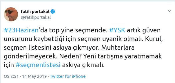 Fatih Portakal'dan YSK'ya flaş soru - Resim : 1