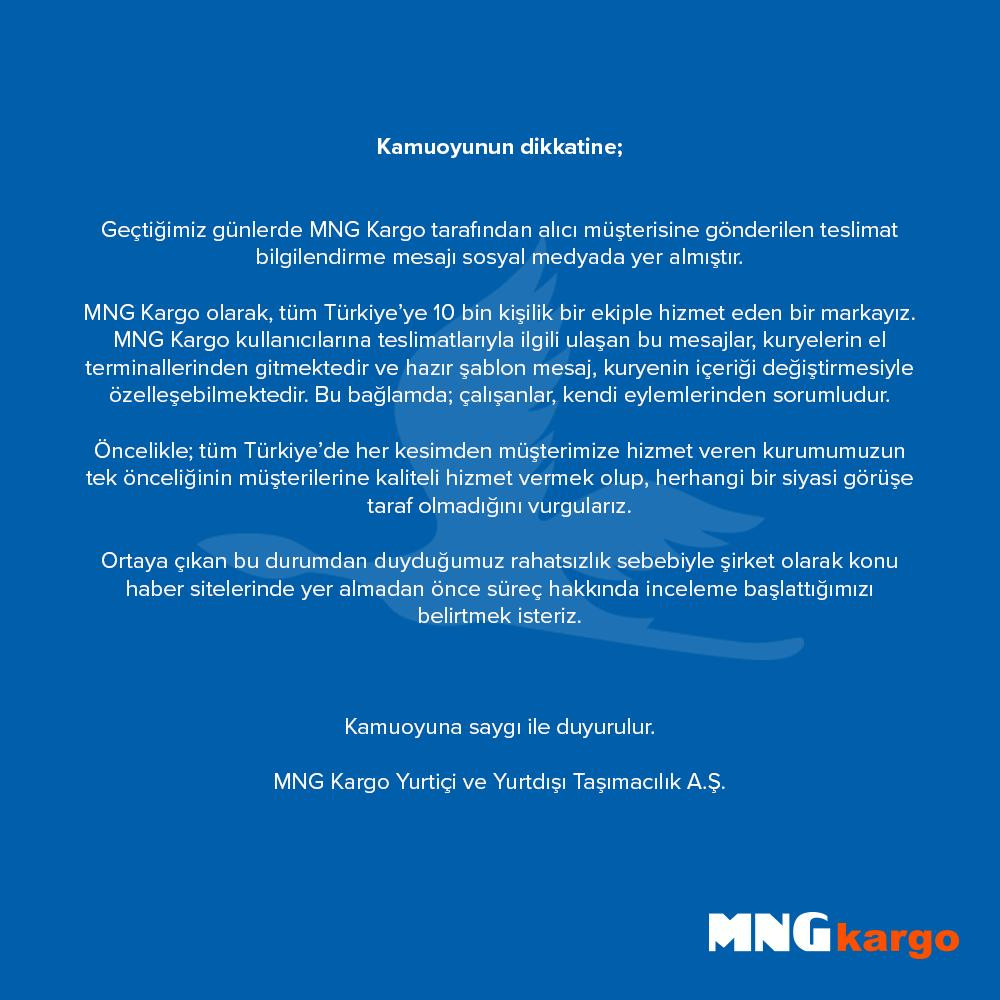 MNG Kargo'dan 'HDP PKK' açıklaması - Resim : 3
