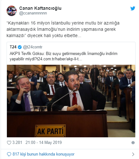Canan Kaftancıoğlu'ndan AKP'li Göksu'ya jet yanıt - Resim : 1