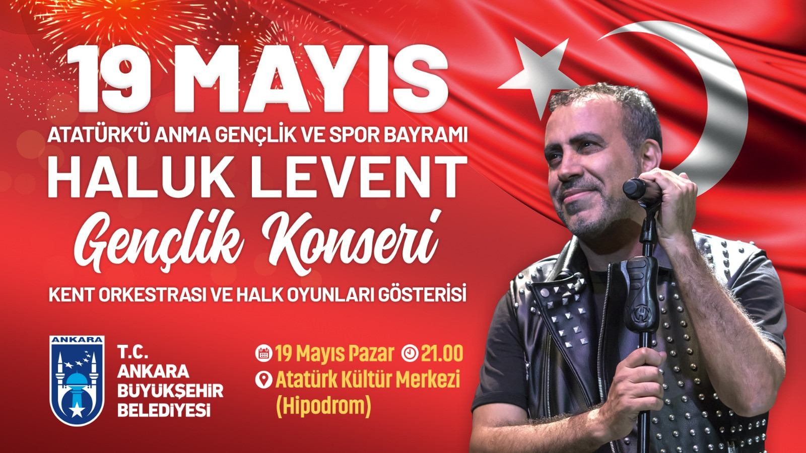 Haluk Levent 19 Mayıs'ta Ankara'da konser verecek - Resim : 1