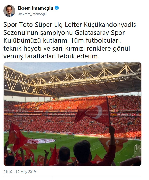 Erdoğan'dan Galatasaray mesajı - Resim : 1