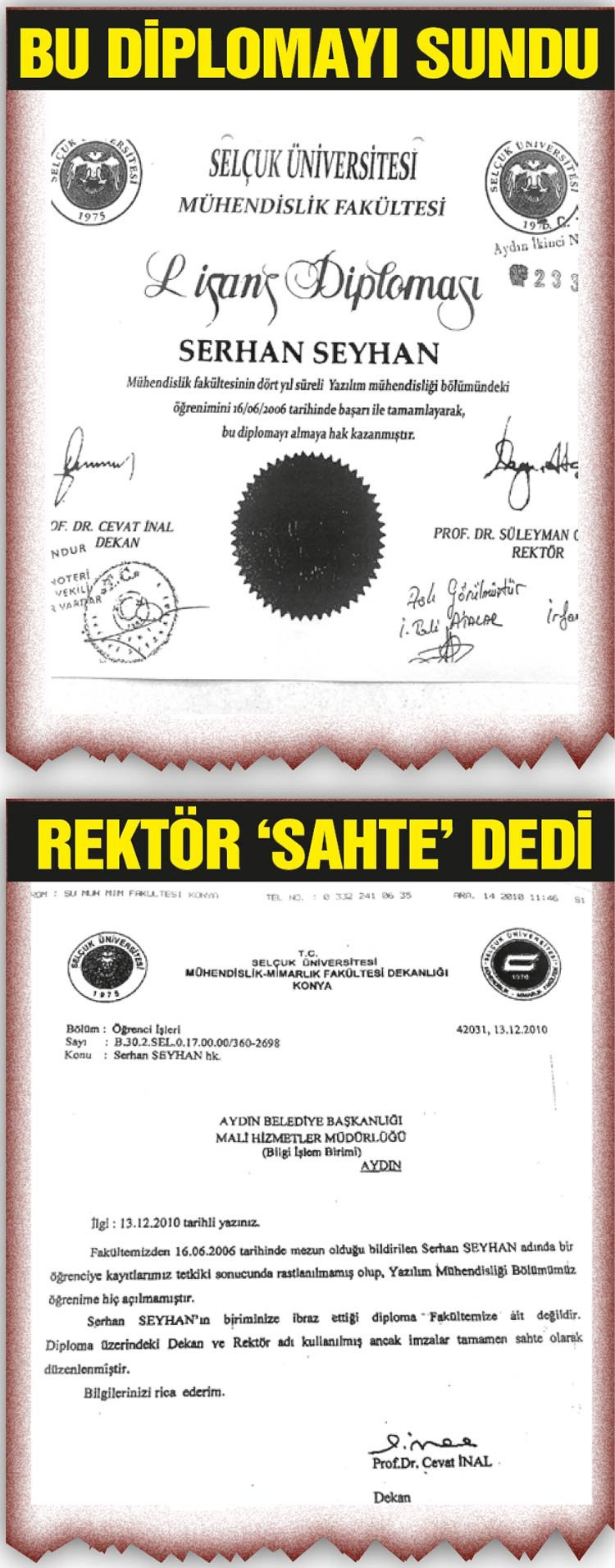 'CHP'li başkanlara iftira et kurtul' diyen Seyhan'ın diploması bile sahte - Resim : 1