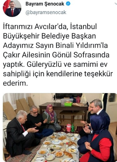 AKP'li Bayram Şenocak eleştirilen fotoğrafı sildi! - Resim : 1