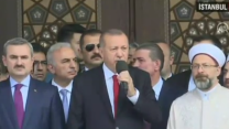 Erdoğan'dan cami açılışında propaganda: 'Hırsızlara bu işi bırakmayacağız'
