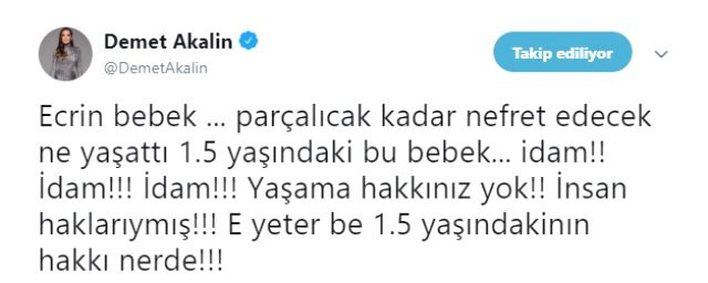 Demet Akalın idam istedi - Resim : 3