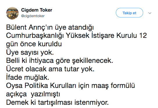 Bülent Arınç'ın atandığı kurul 12 gün önce kurulmuş! - Resim : 1