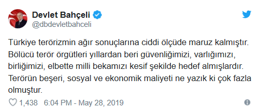 Bahçeli'den Pençe Operasyonu'na ilişkin açıklama - Resim : 1