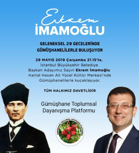 Ekrem İmamoğlu Gümüşhaneliler ile buluşuyor - Resim : 1