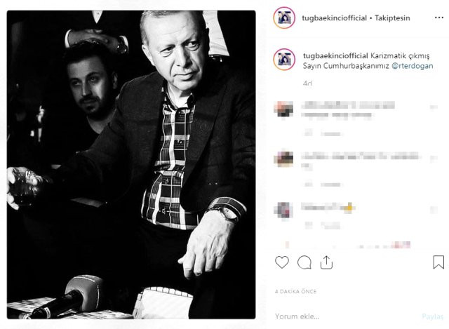 Tuğba Ekinci'den bir Erdoğan paylaşımı daha - Resim : 1