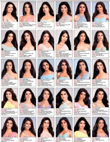 Hindistan'da Güzellik Yarışması finalistleri tartışma yarattı - Resim : 1