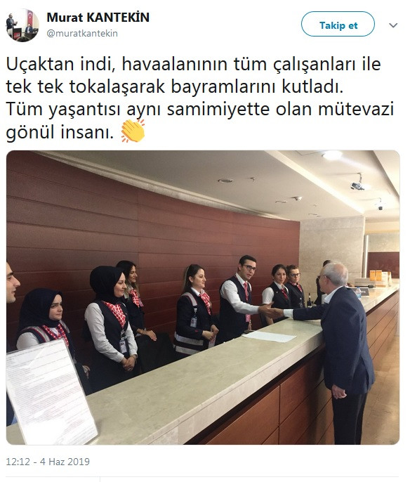 Havalimanı çalışanlarına 'Kılıçdaroğlu' sürprizi - Resim : 1