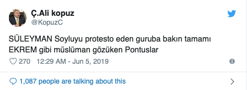 İTB başkanı: 'Süleyman Soylu’yu protesto edenler de Pontus’ - Resim : 1