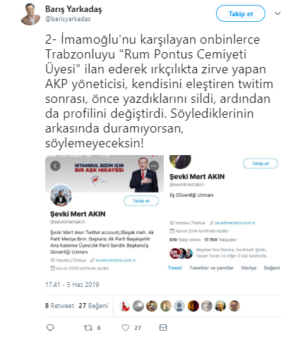 AKP'li mahalle sorumlusundan skandal Trabzon tweeti! - Resim : 4