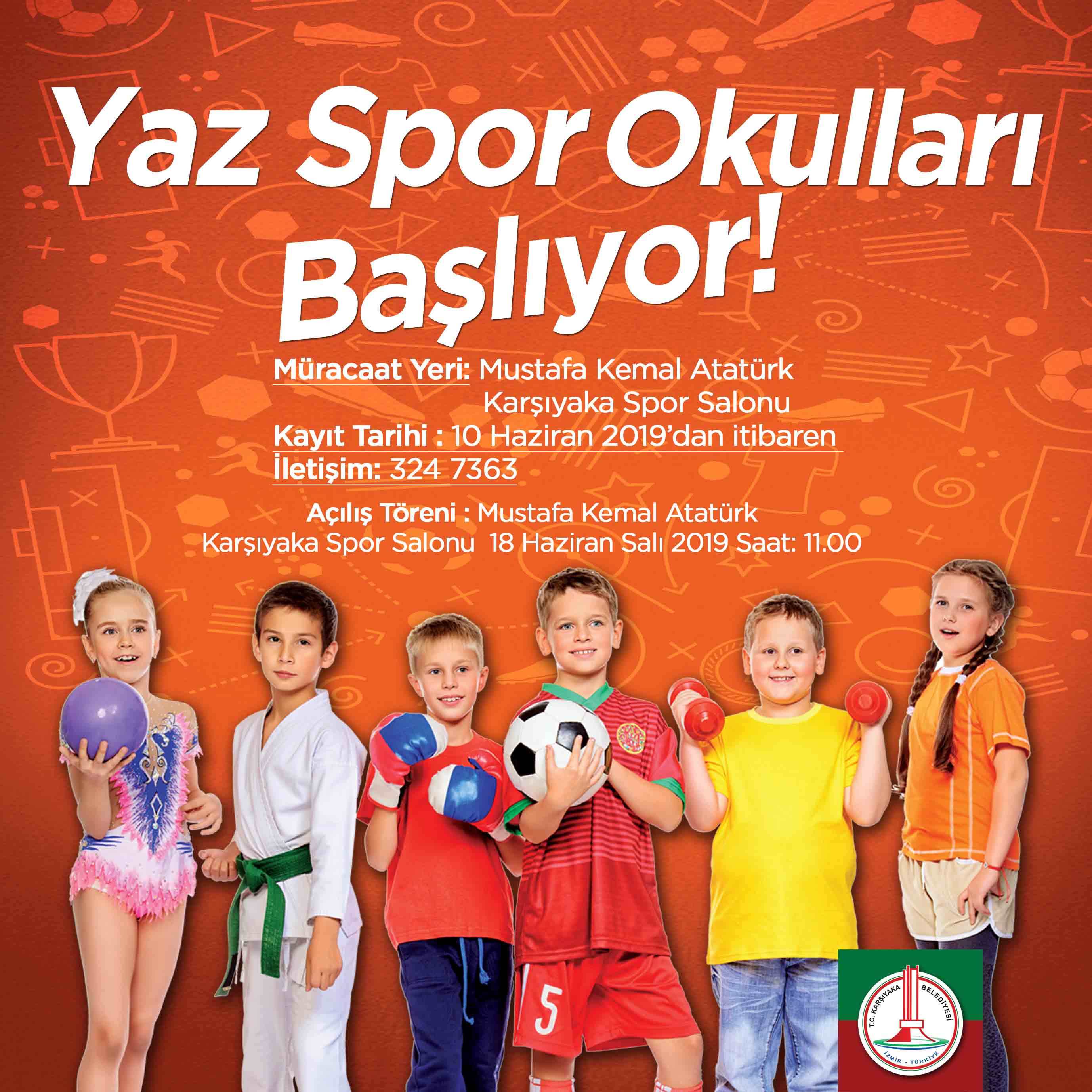 Karşıyaka Belediyesi 9 farklı branşta ‘Yaz Spor Okulları’ açacak - Resim : 1