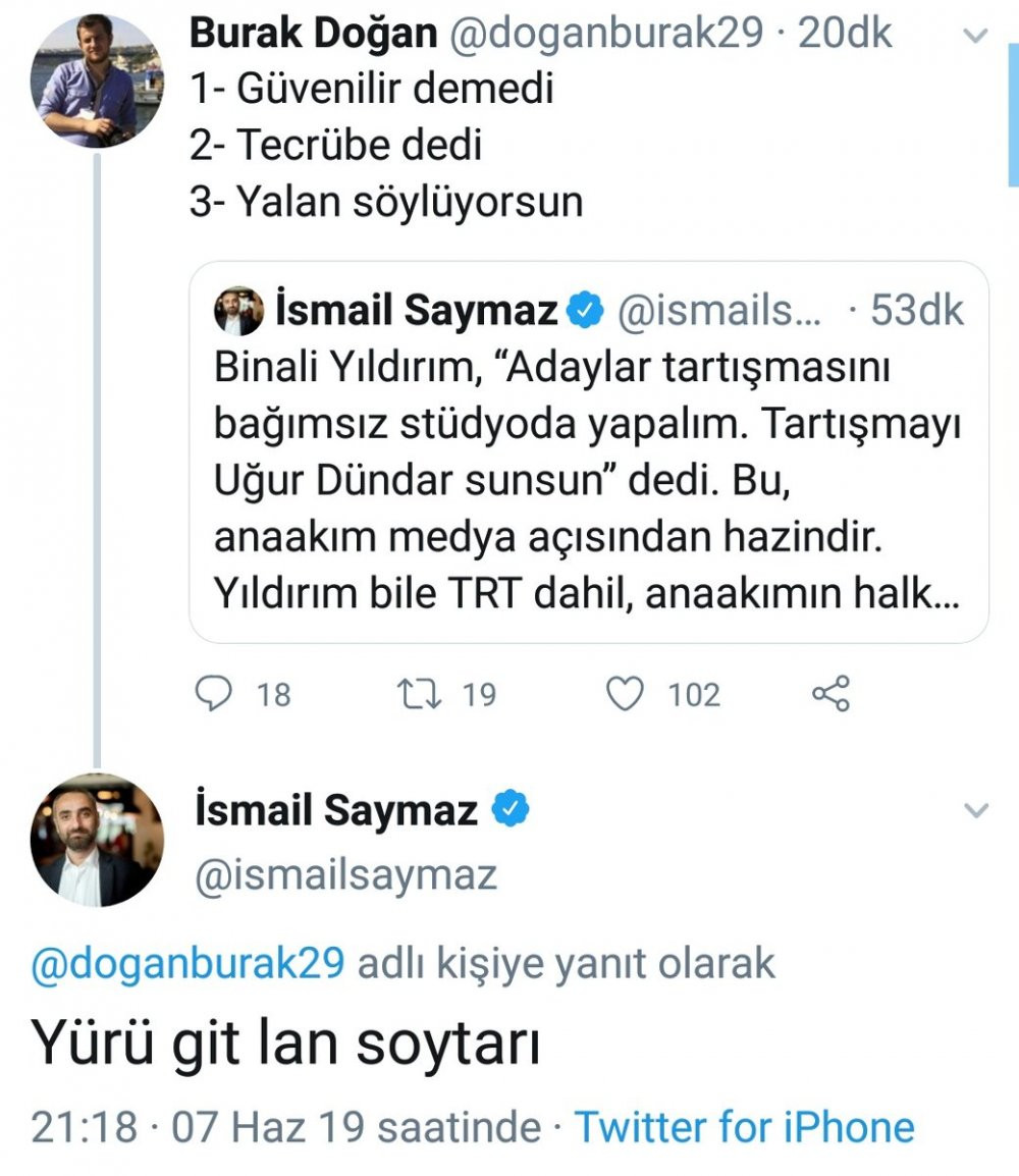 İsmail Saymaz'dan Yeni Şafak muhabirine: Yürü lan soytarı! - Resim : 2