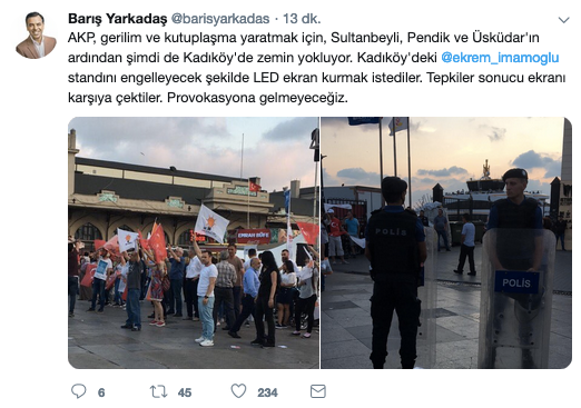 Kadıköy'de AKP'den provokasyon girişimi - Resim : 1