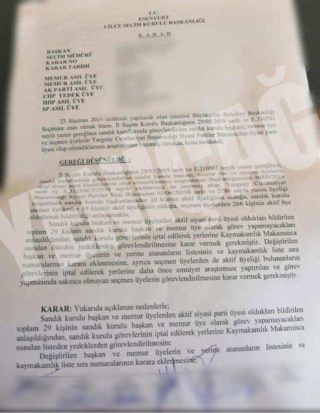 İstanbul'da sandık başkanları AKP üyesi çıktı! - Resim : 1