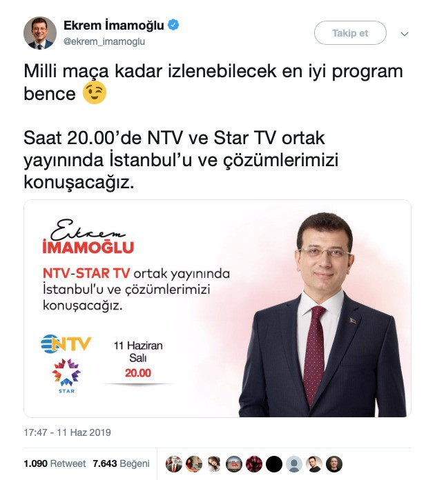 Ekrem İmamoğlu'ndan yayın çağrısı - Resim : 1