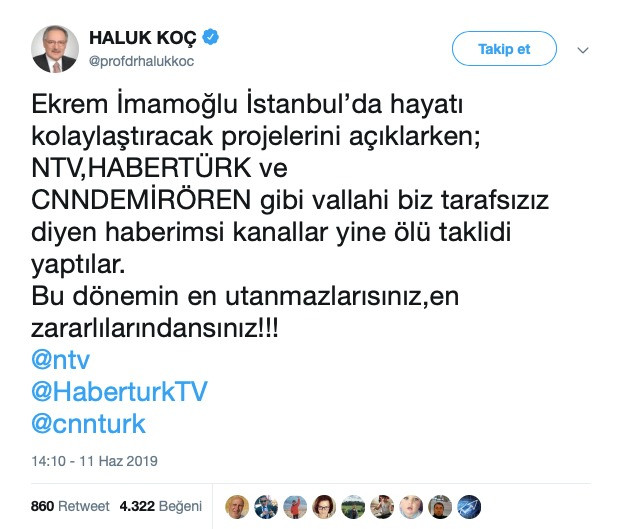 CHP'den NTV, Habertürk ve CNN Türk'e: Bu dönemin en utanmazlarısınız - Resim : 1