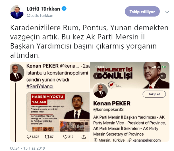 Hakarette sınır tanımıyorlar! AKP'li Başkandan İmamoğlu'na hakaret! - Resim : 2